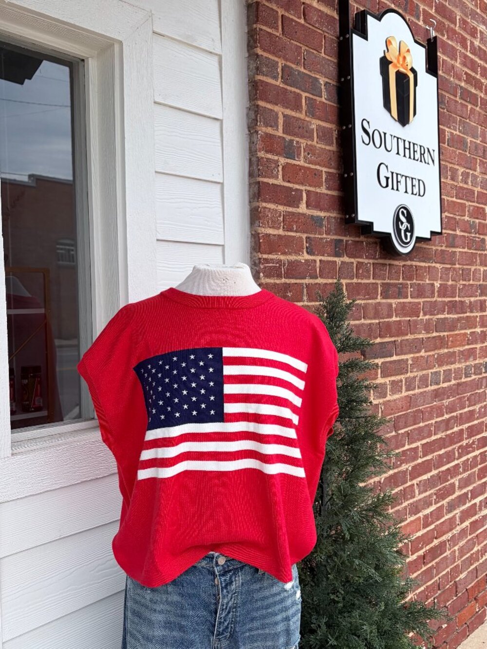 Stars & Stripes USA Flag Sweater